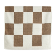 Check cappuccino bath mat - HAY