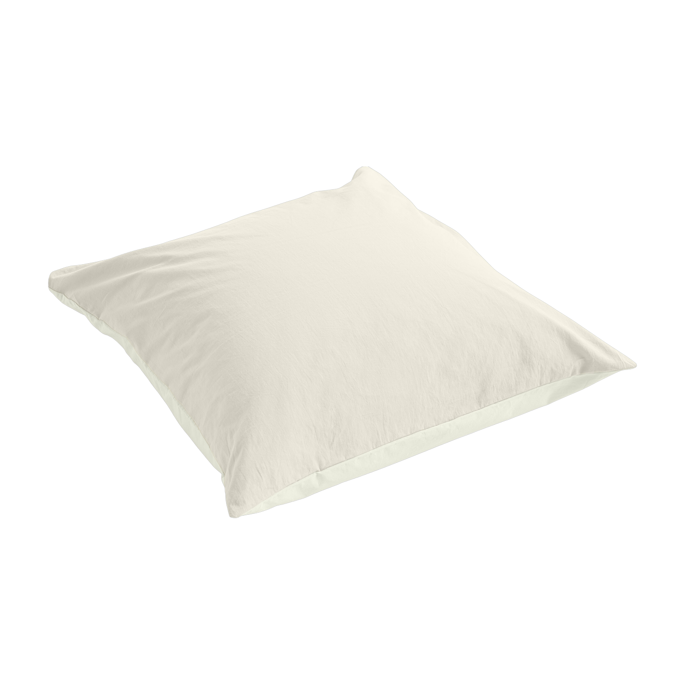 Elfenbeinfarbener Kissenbezug 60 x 50 cm Duo -. HAY