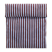 Copripiumino a strisce bordeaux e celesti 135 x 200 cm Estate - HAY