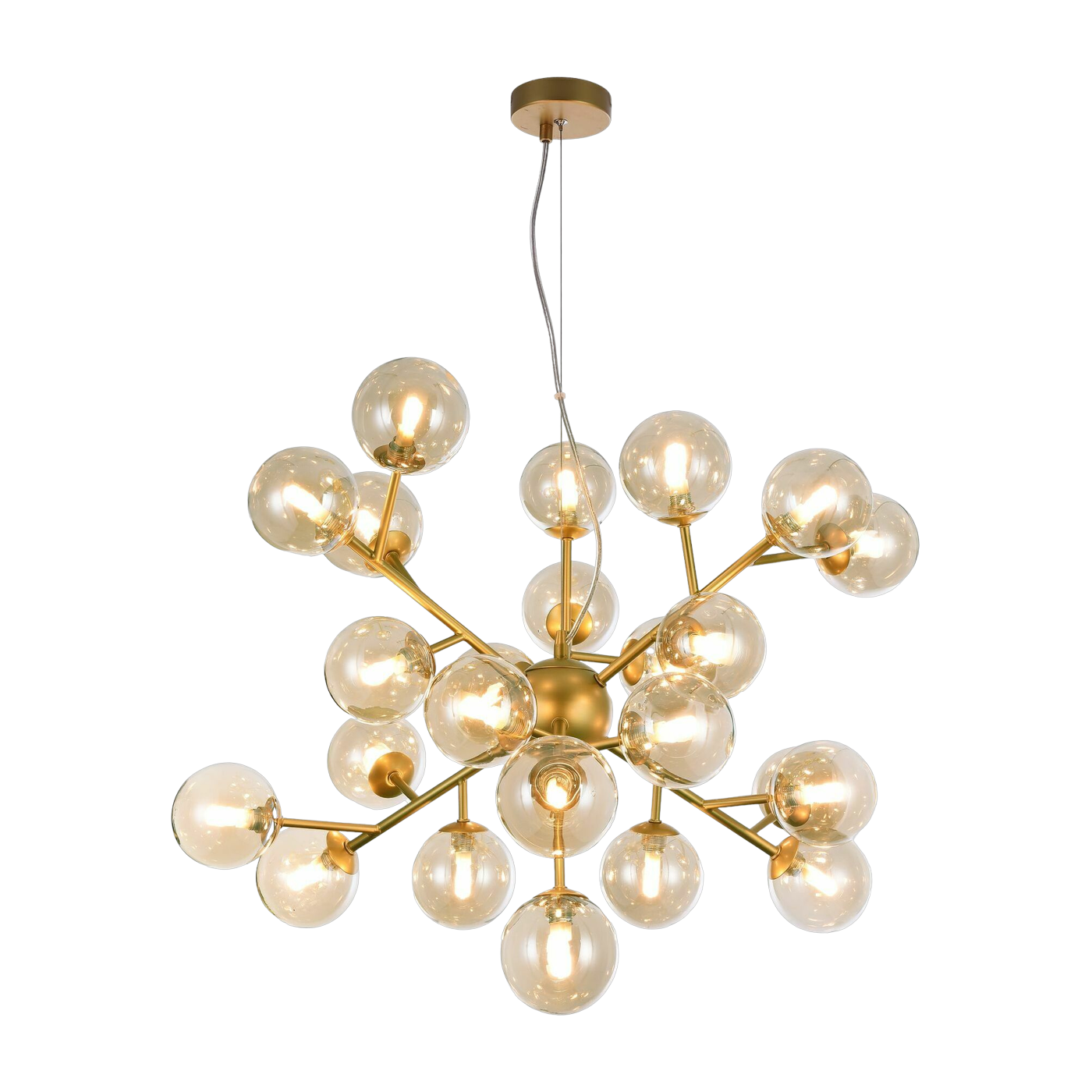 Goldene Hängeleuchte 65 cm Dallas - - Maytoni
