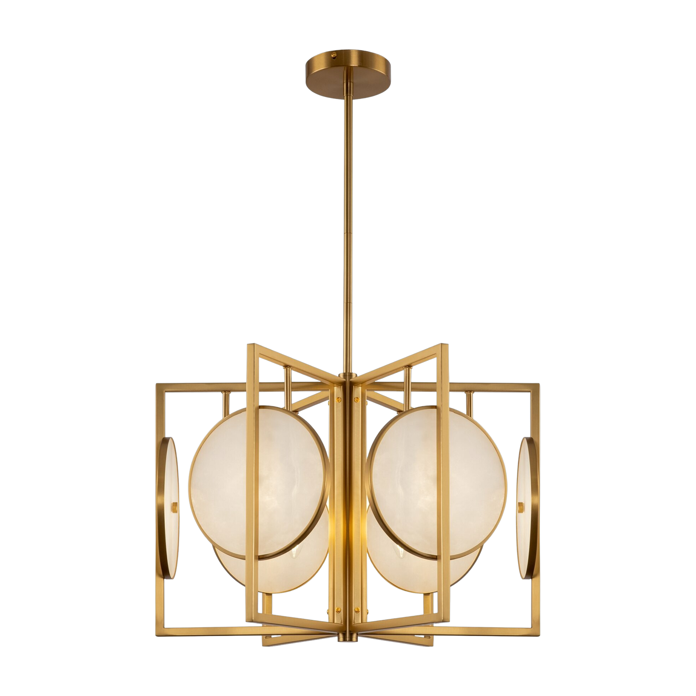 Suspension dorée 6 ampoules Marmo - Maytoni