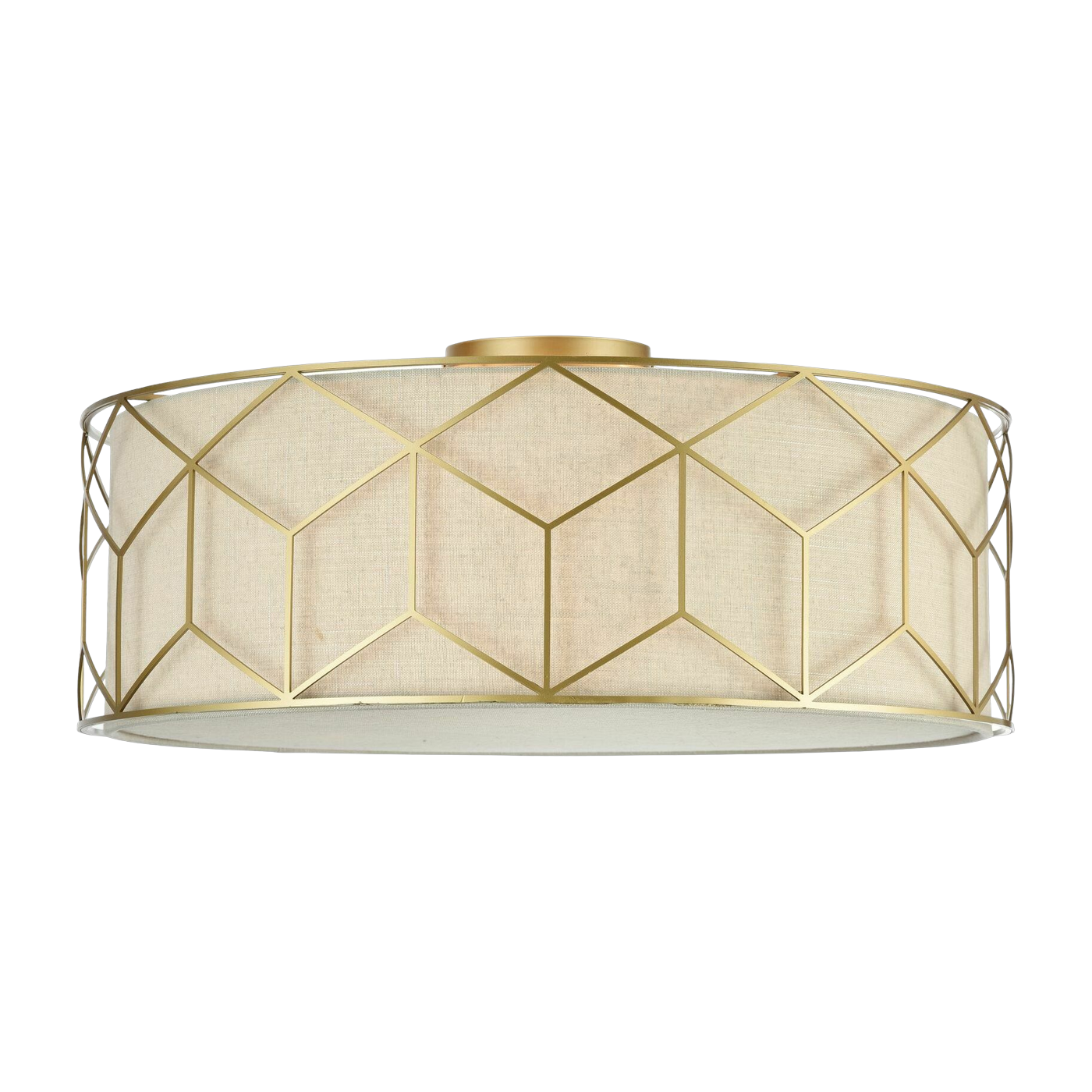 Plafonnier en métal doré 57 cm Messina - Maytoni