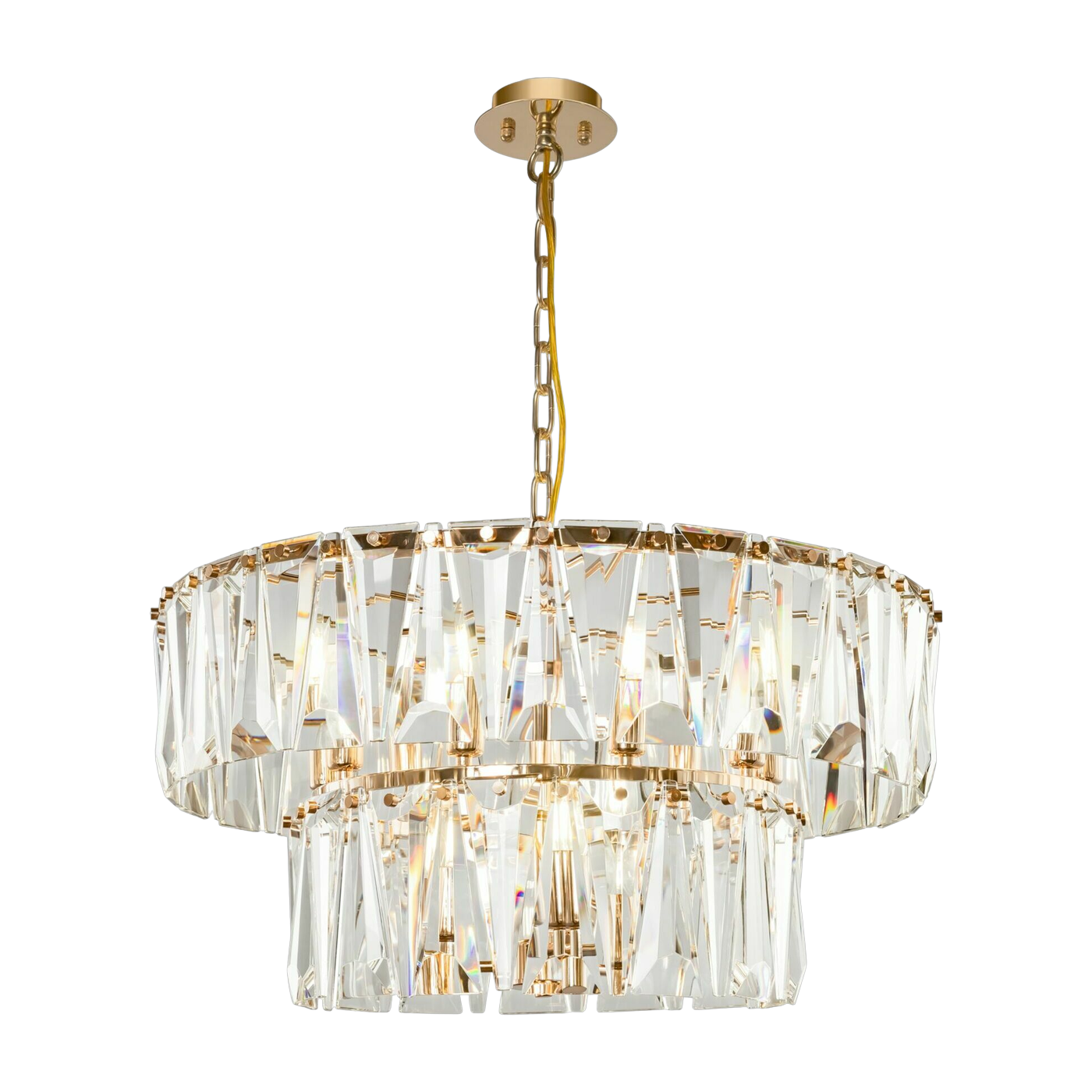 Lustre en métal doré 68 cm Puntes - Maytoni