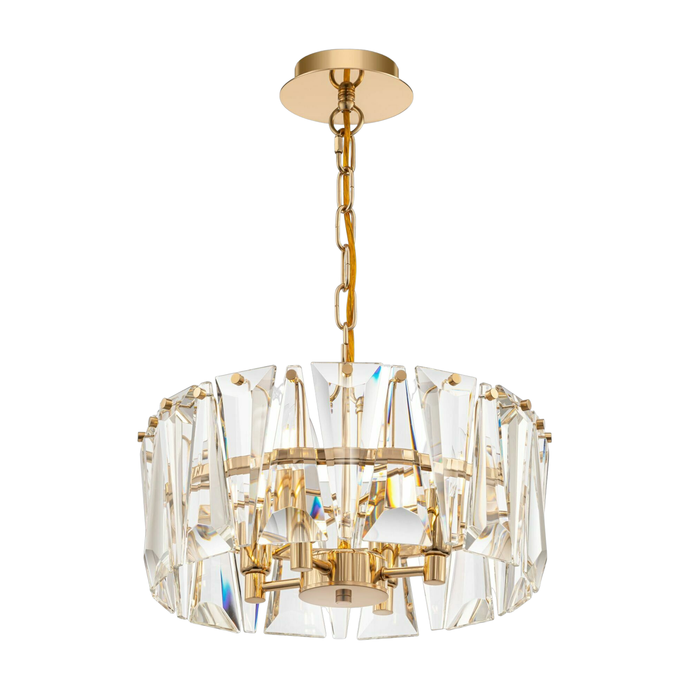 Lustre en métal doré 38 cm Puntes - Maytoni