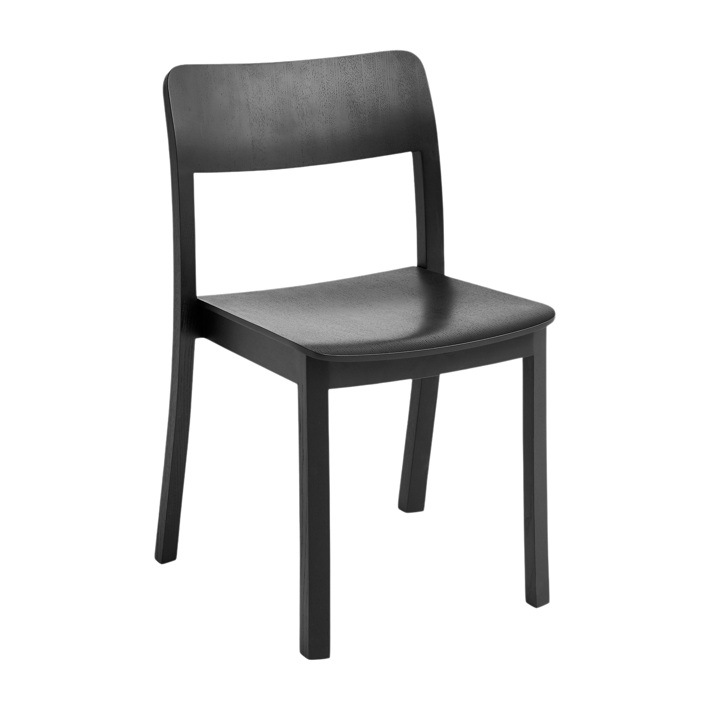 Sedia in noce nero Pastis - Hay
