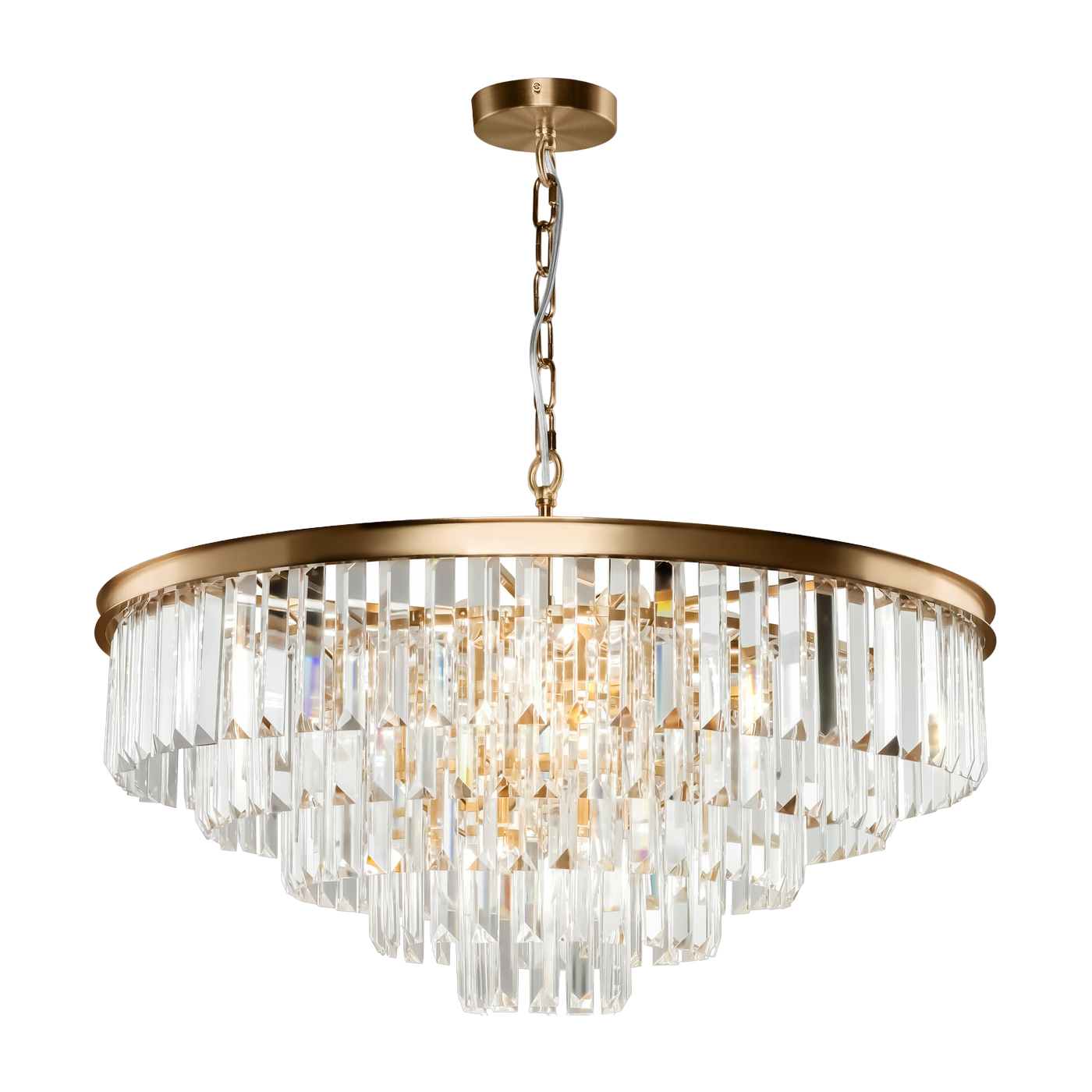 Lustre en métal laiton 12 ampoules Revero - Maytoni