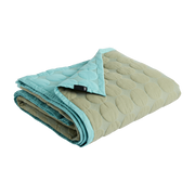 Couverture de lit vert olive 235 x 245 cm Mega Dot - HAY