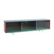 TV-Möbel aus Holz Multi mit Glastüren 180 cm Colour Cabinet -. Hay