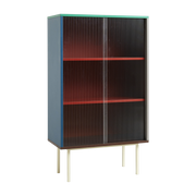 Vaisselier en bois Multi et portes vitrées Colour Cabinet - Hay