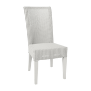 Solid wood chair woven in loom nuage 101 X 49 X 65 Josephine - KOK