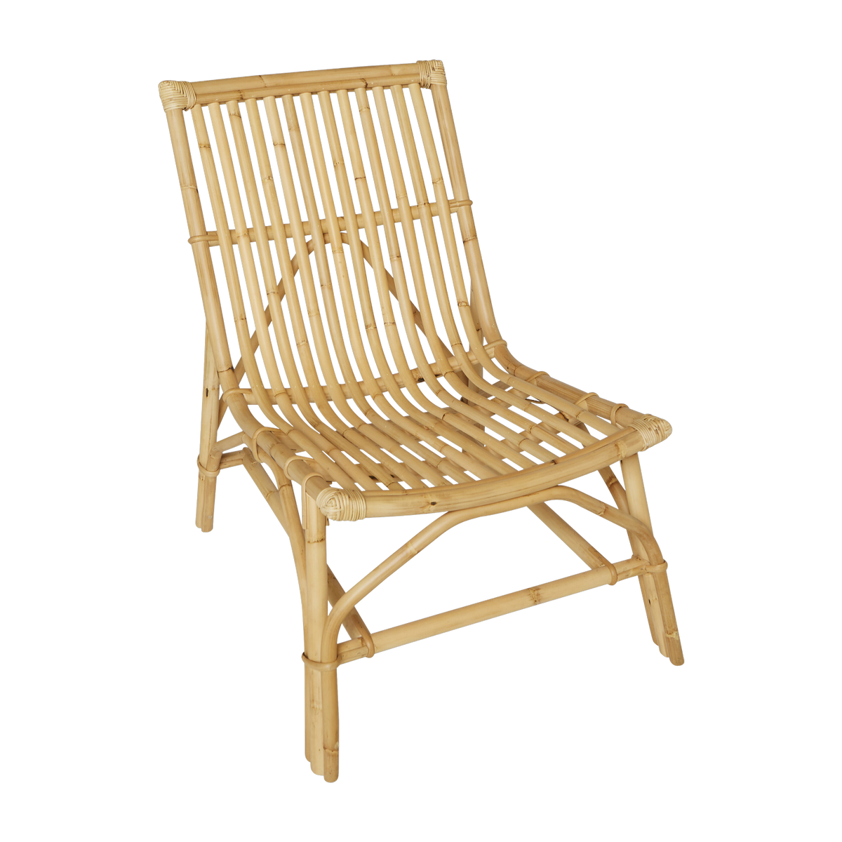 Natural Rattan Armchair 80 x 58 x 78 David - KOK