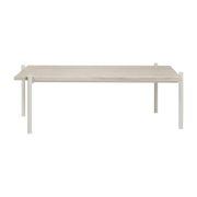 Elaine white ash rectangular side table - Broste Copenhagen