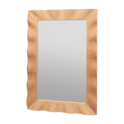 Miroir en hêtre marron 100 x 70 cm Wavy - Broste Copenhagen