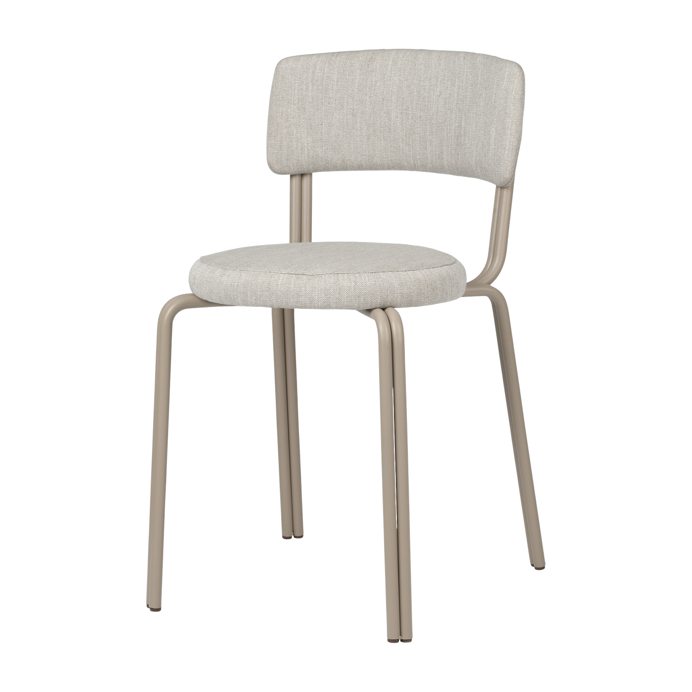 Gepolsterter Stuhl aus grauem Eisen Oda -. Broste Copenhagen