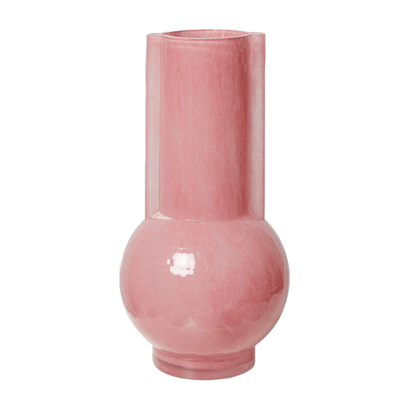 Vase en verre rose Flamingo - HKliving