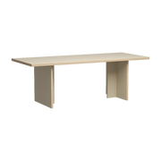 Dining Table Cream Rectangular 220Cm - HKliving