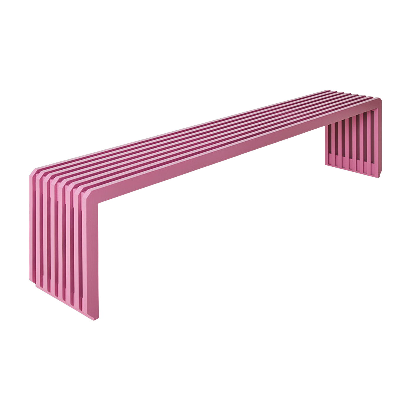 Banc à lattes en bois de sunkaï rose 160 x 27 x 35 cm  - HKliving