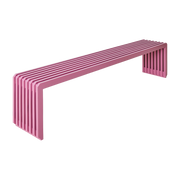 Slatted Bench Hot Pink L - HKliving