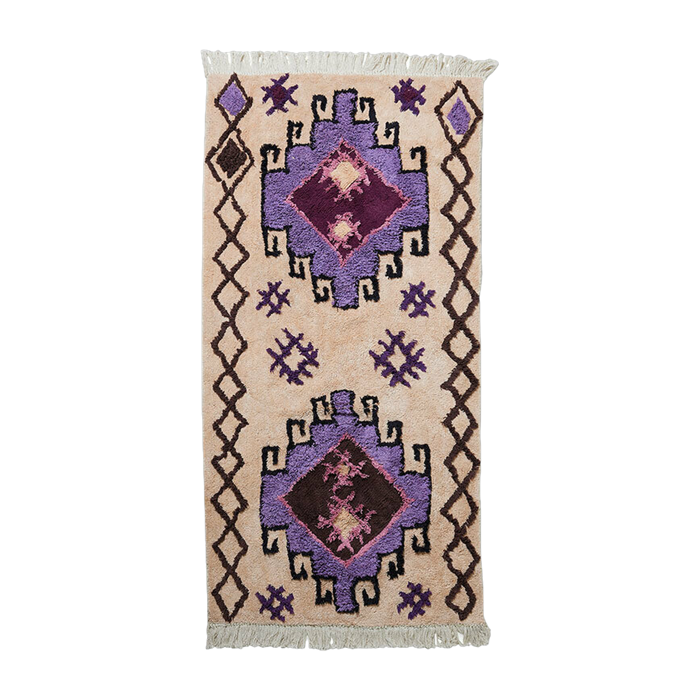 Tapis de bain bohème 90 x 175 cm - HKliving
