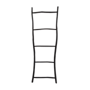 Escalera de teca 165 cm negro Tulum - Bazar Bizar