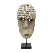 Maschera di cowrie su supporto M - Bazar Bizar
