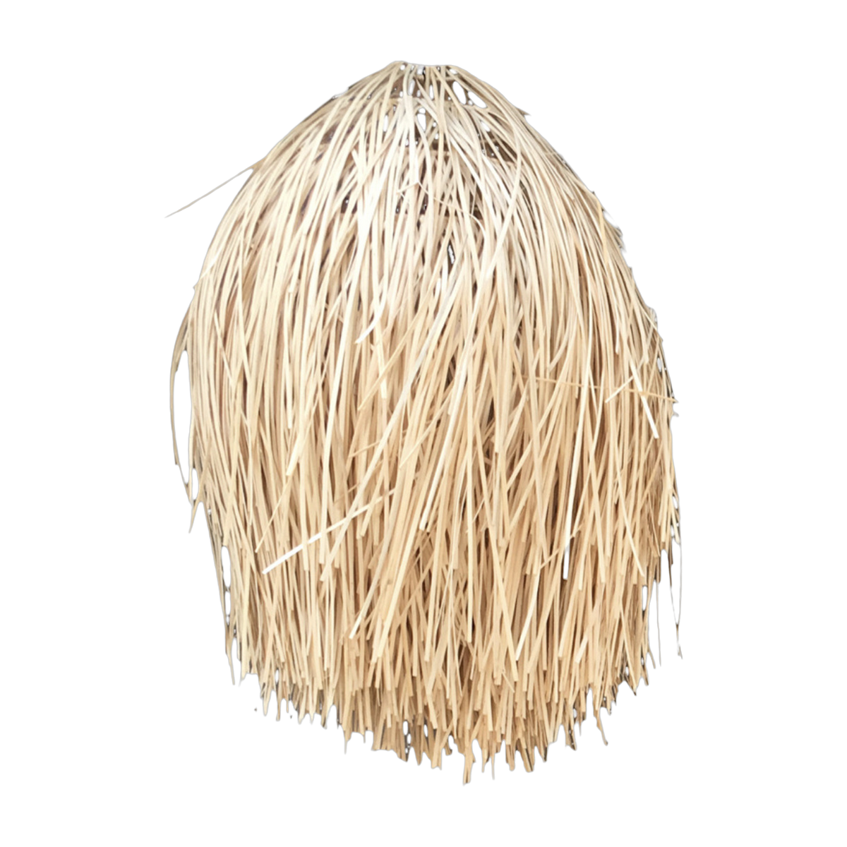 Lampenschirm M natur Shaggy -. Bazar Bizar