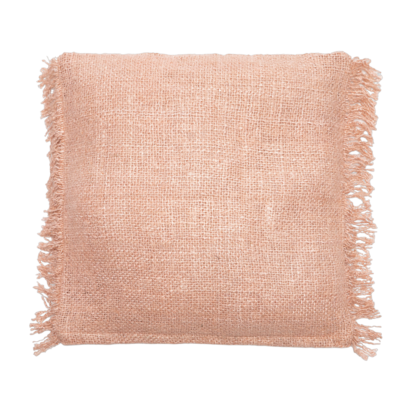 Housse de coussin 60 x 60 cm rose saumon Oh My Gee - Bazar Bizar