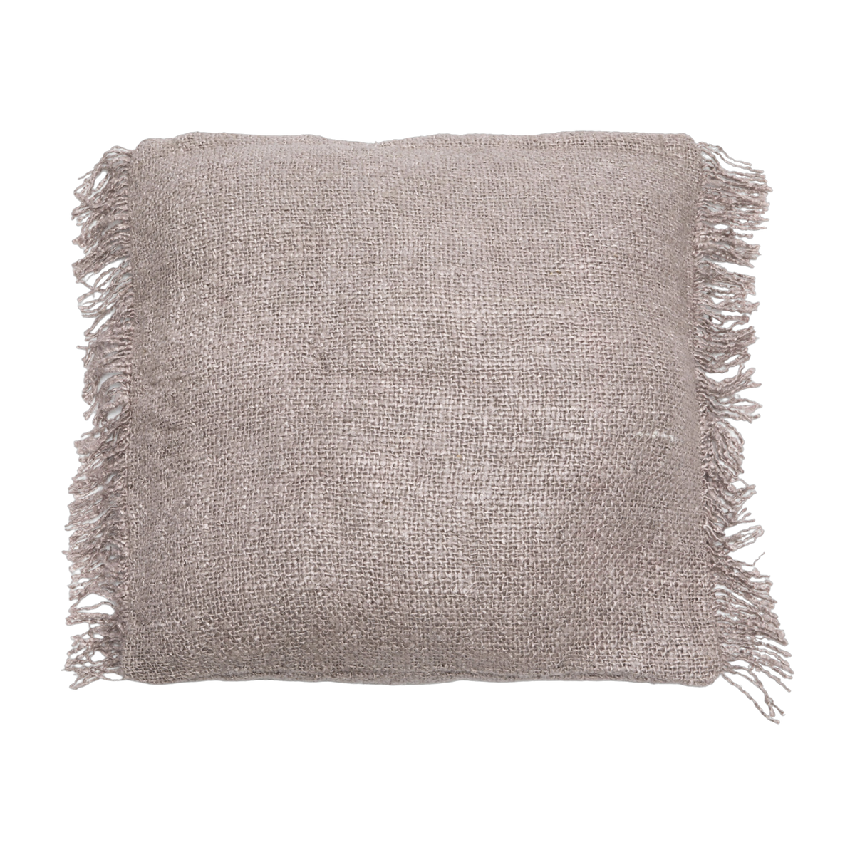 Housse de coussin 60 x 60 cm gris perle Oh My Gee - Bazar Bizar