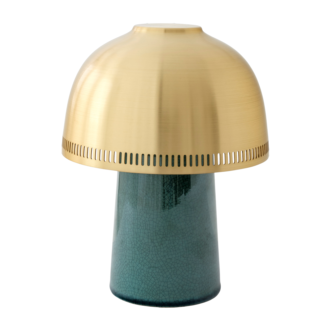 Lampada a batteria Raku SH8 blu e oro - &tradition