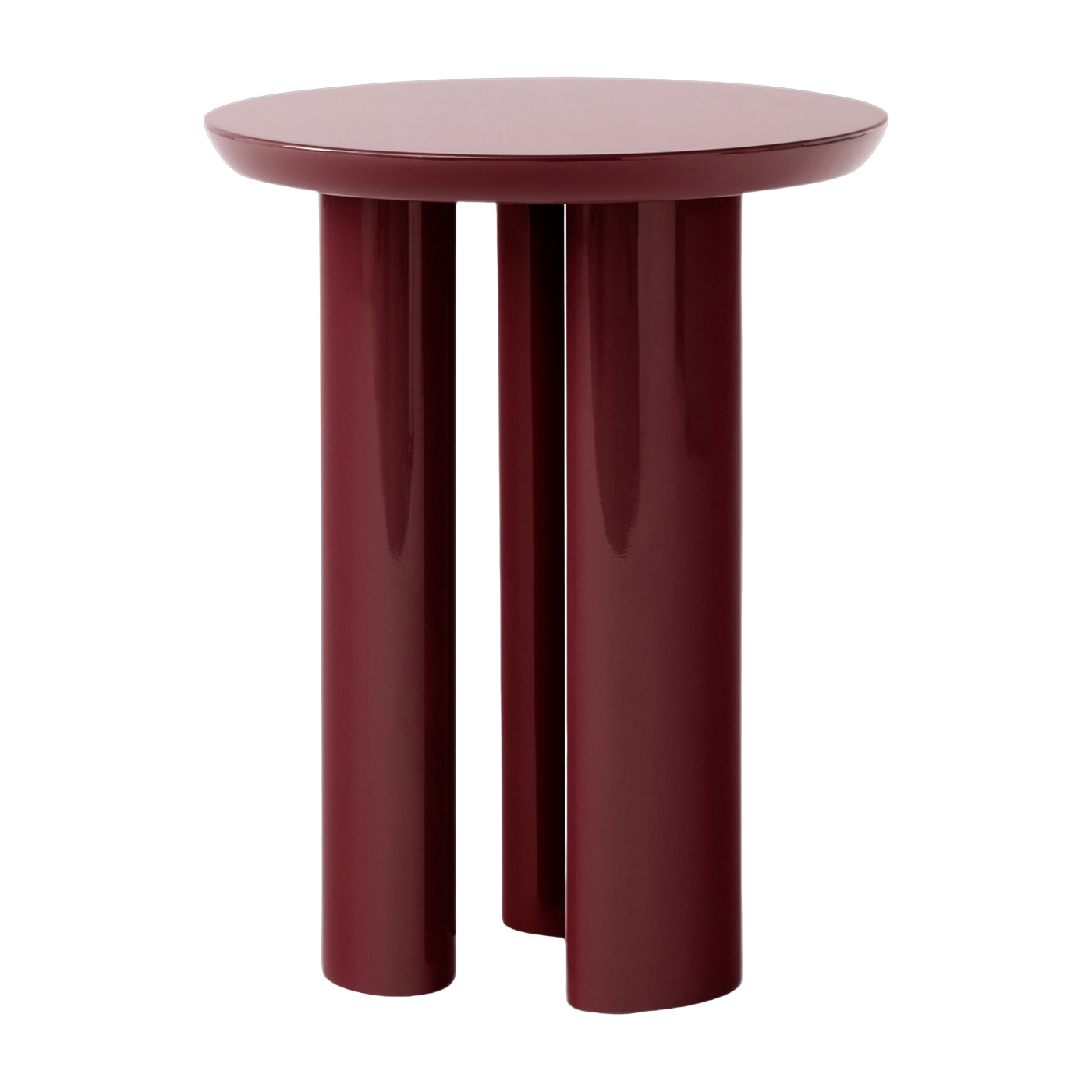 Tavolino laccato bordeaux Tung JA3 - &tradition