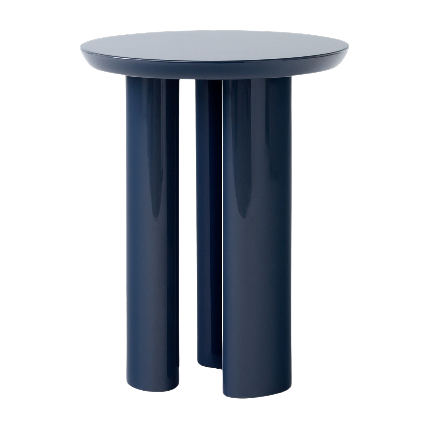 Mesa auxiliar laqueada azul Tung JA3 - &tradition