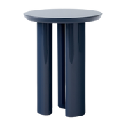Table d'appoint laquée bleue Tung JA3 - &tradition