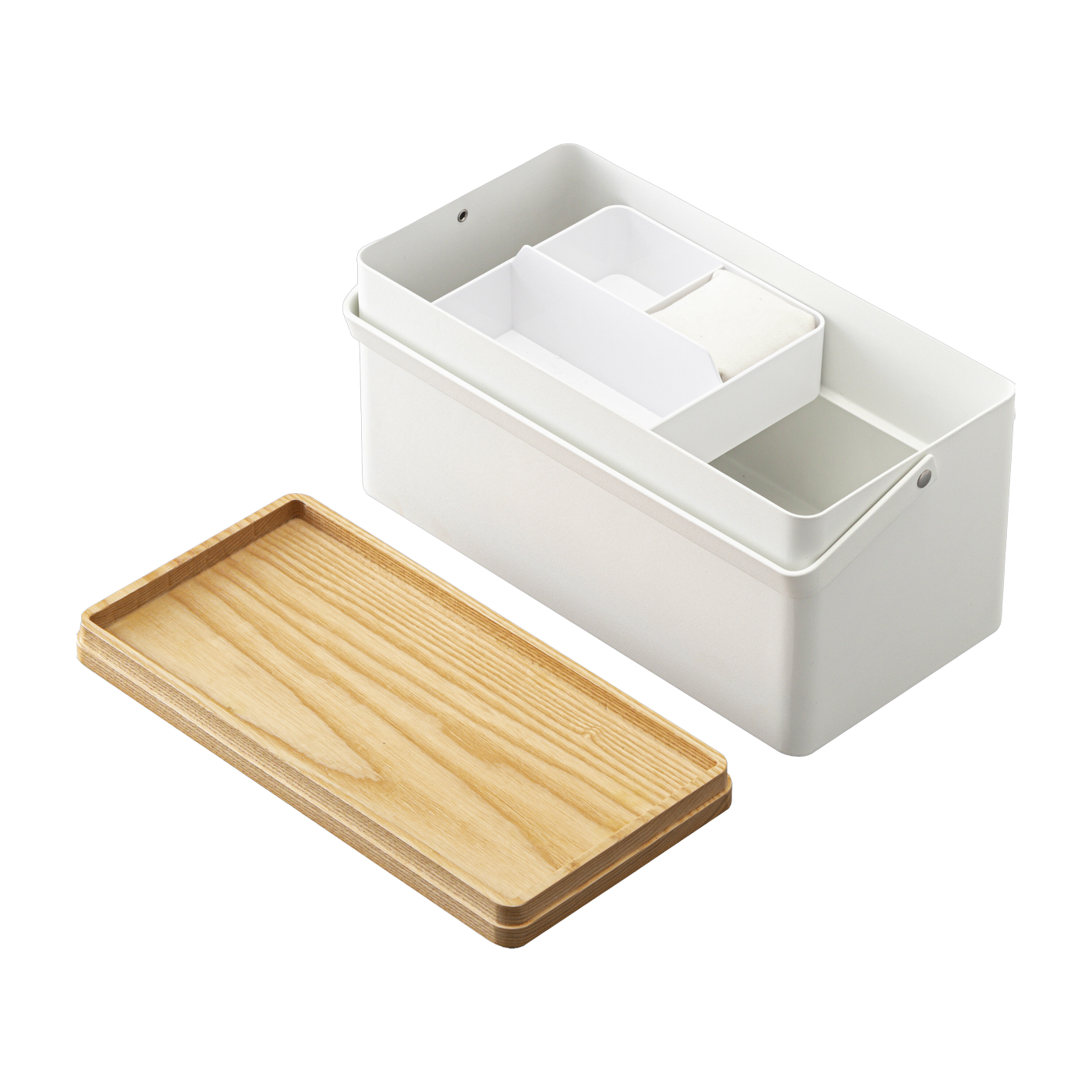 Caja de costura blanca Tower - Yamazaki