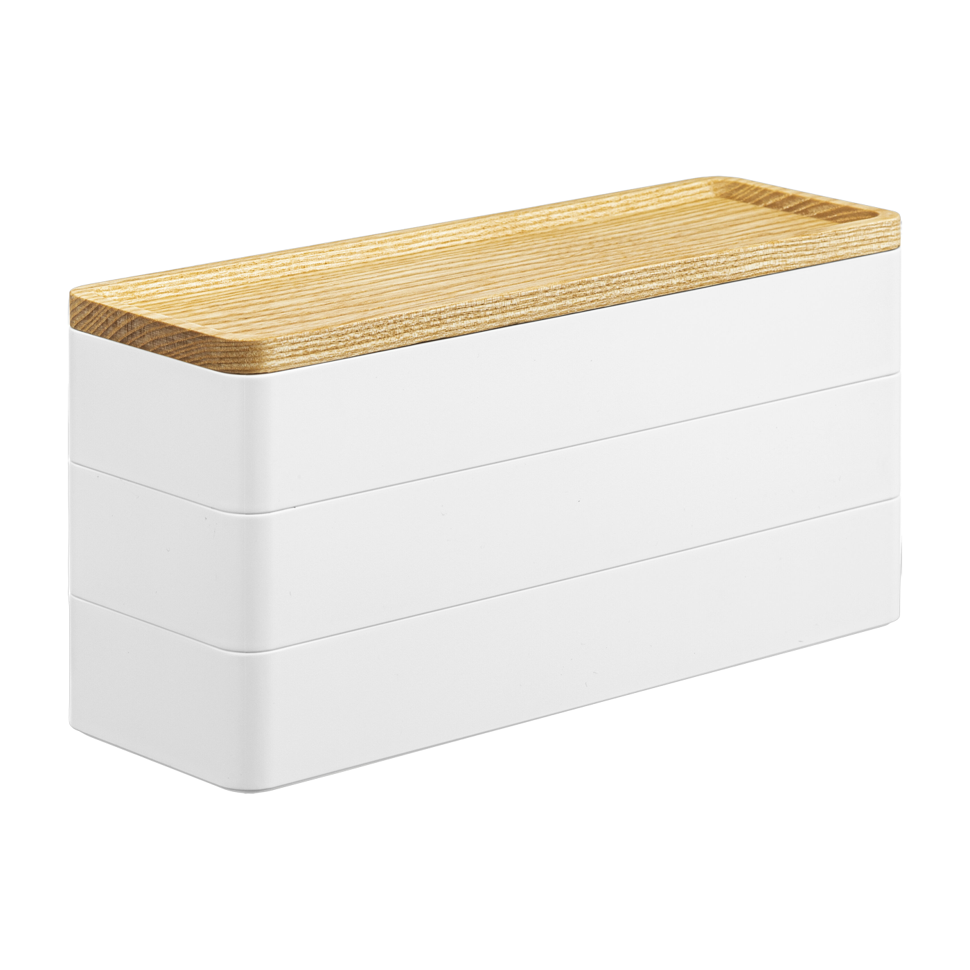 Caja de accesorios Rin 3 niveles blanco - Yamazaki