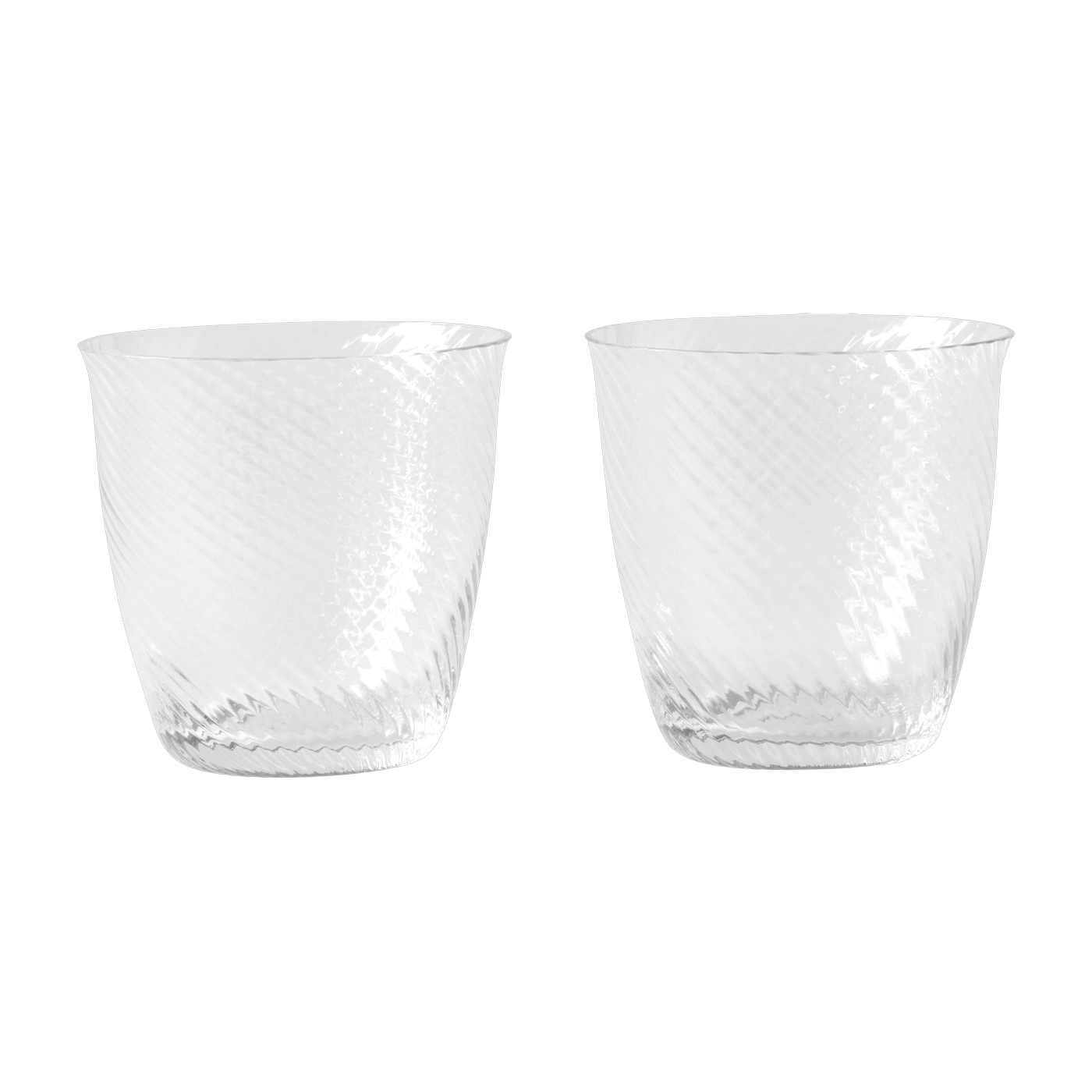 Due bicchieri in vetro soffiato Collect SC78 - &tradizione