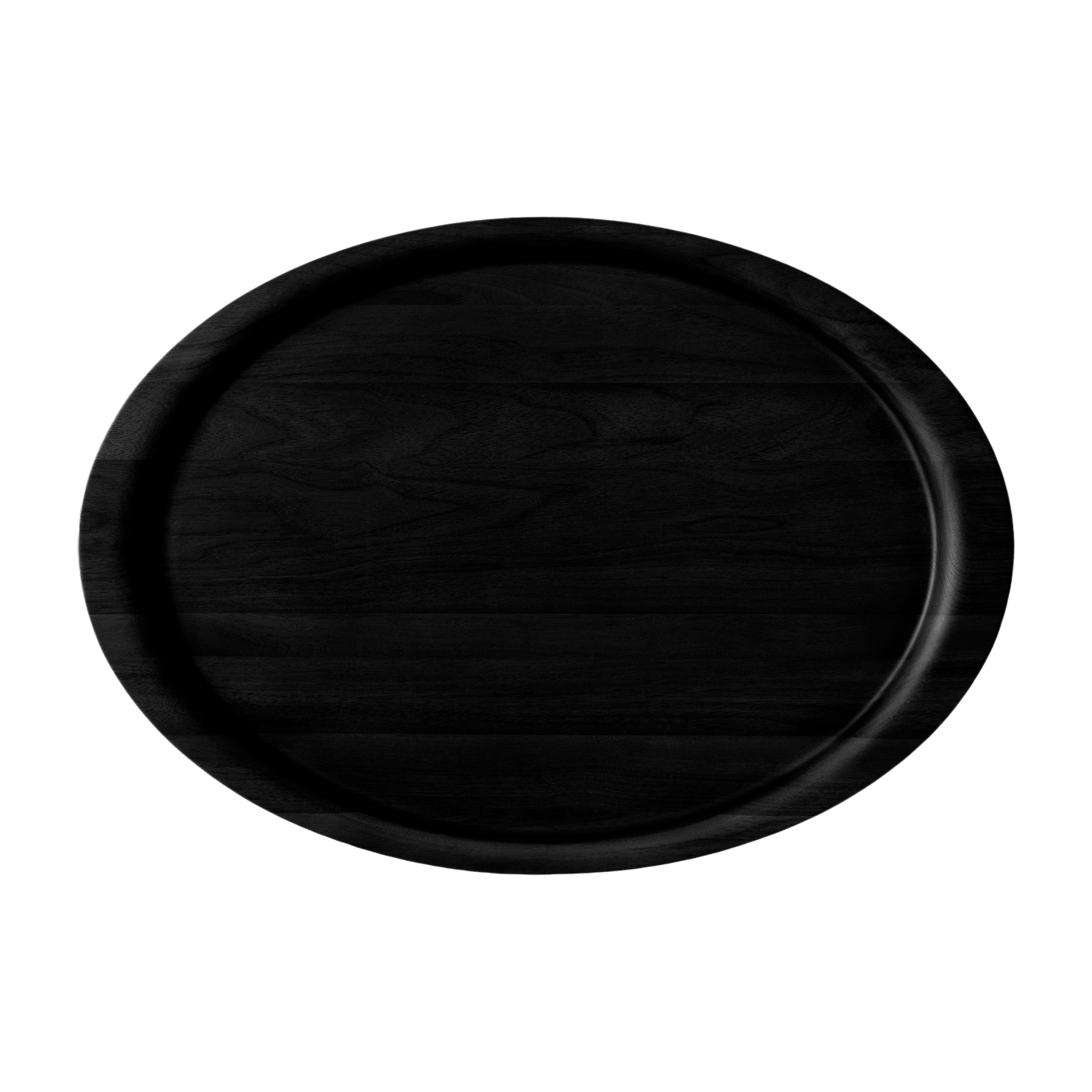 Vassoio in rovere laccato nero Collect - &tradition