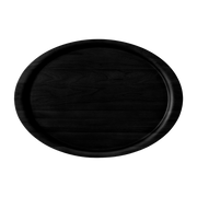Vassoio in rovere laccato nero Collect - &tradition