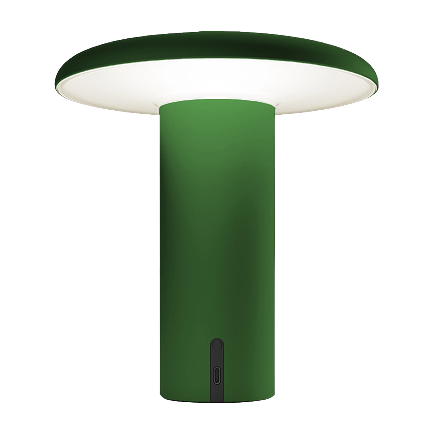 Lampe portable en aluminium anodisé vert 19 cm Takku - Artemide