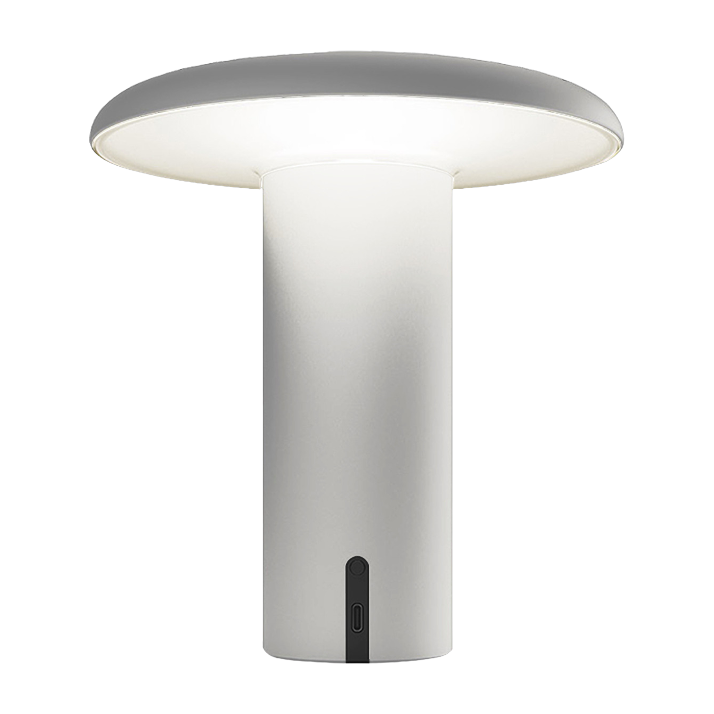مصباح محمول من الألمنيوم المؤكسد الأبيض 19 سم Takku - Artemide