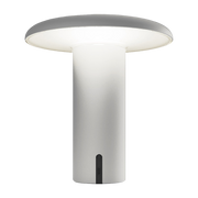 Lámpara portátil de aluminio anodizado blanco 19 cm Takku - Artemide