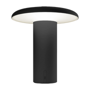 Lampada portatile in alluminio anodizzato nero 19 cm Takku - Artemide