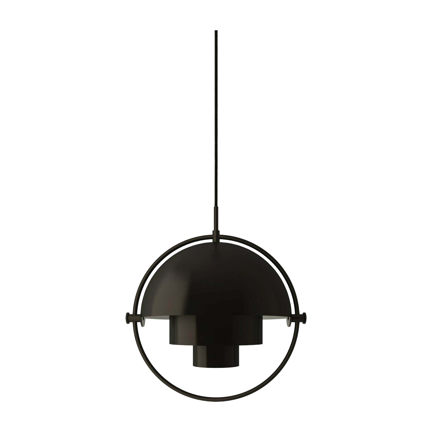 Black and white suspension lamp 42 cm Multi -Lite - Gubi