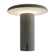 Lampe portable en aluminium anodisé gris 19 cm Takku - Artemide