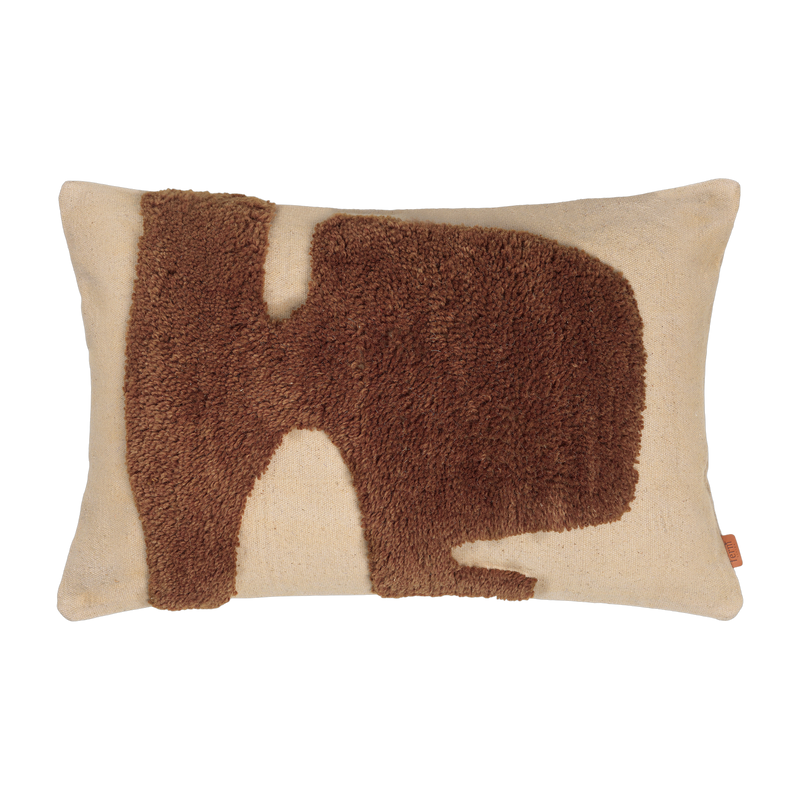 Coussin rectangulaire sable et sucre d'orge Lay - Ferm Living