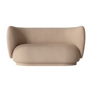 2-Sitzer-Sofa Sand Bouclé Rico - Ferm Living