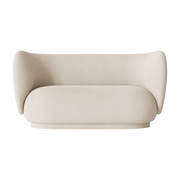 2 seater sofa off white bouclé Rico - Ferm Living