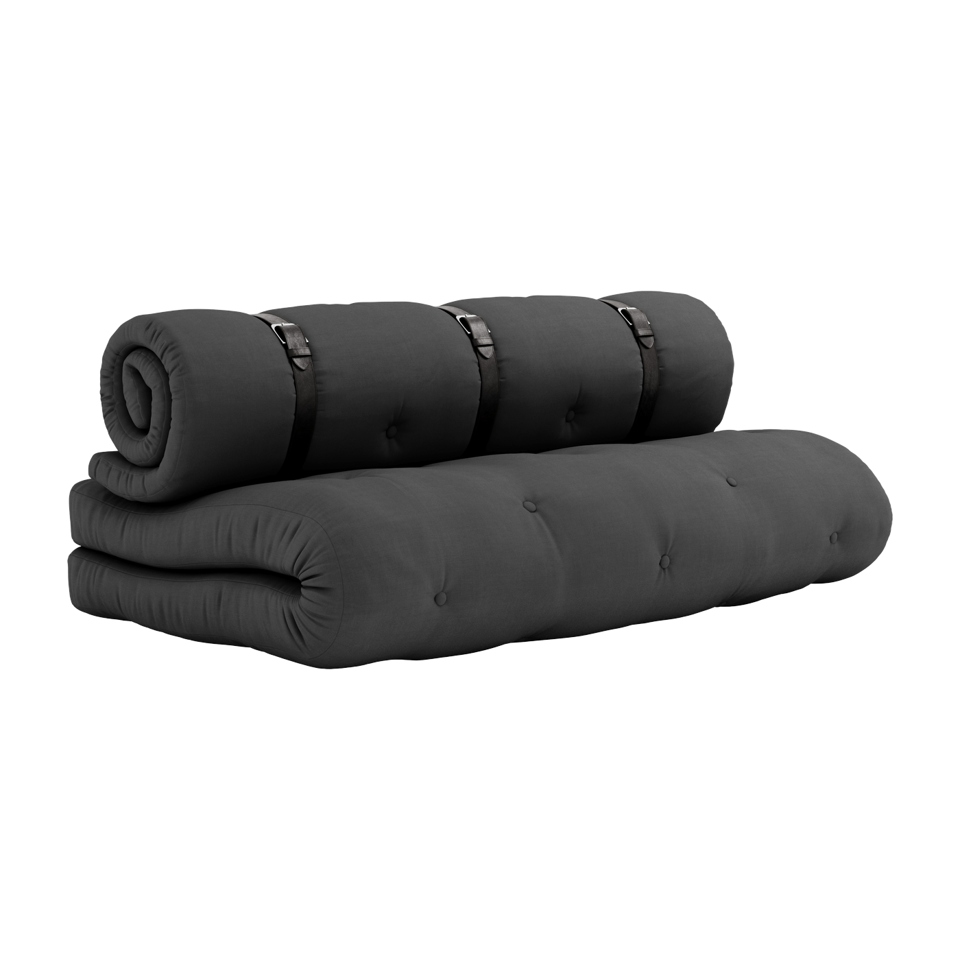 Futon canapé de jardin gris foncé 734 dépliable Buckle-up - Karup Design