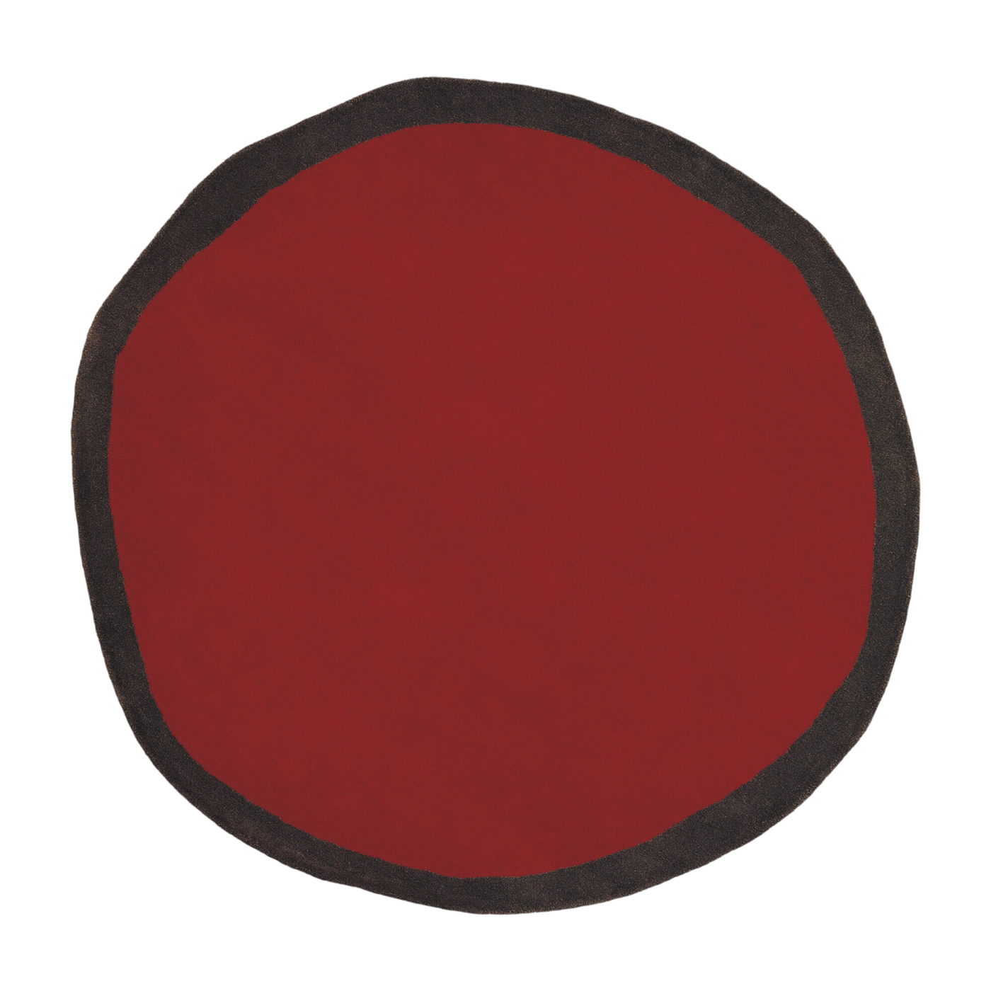 Aros Tappeto rotondo in lana rossa 200 cm - Nanimarquina