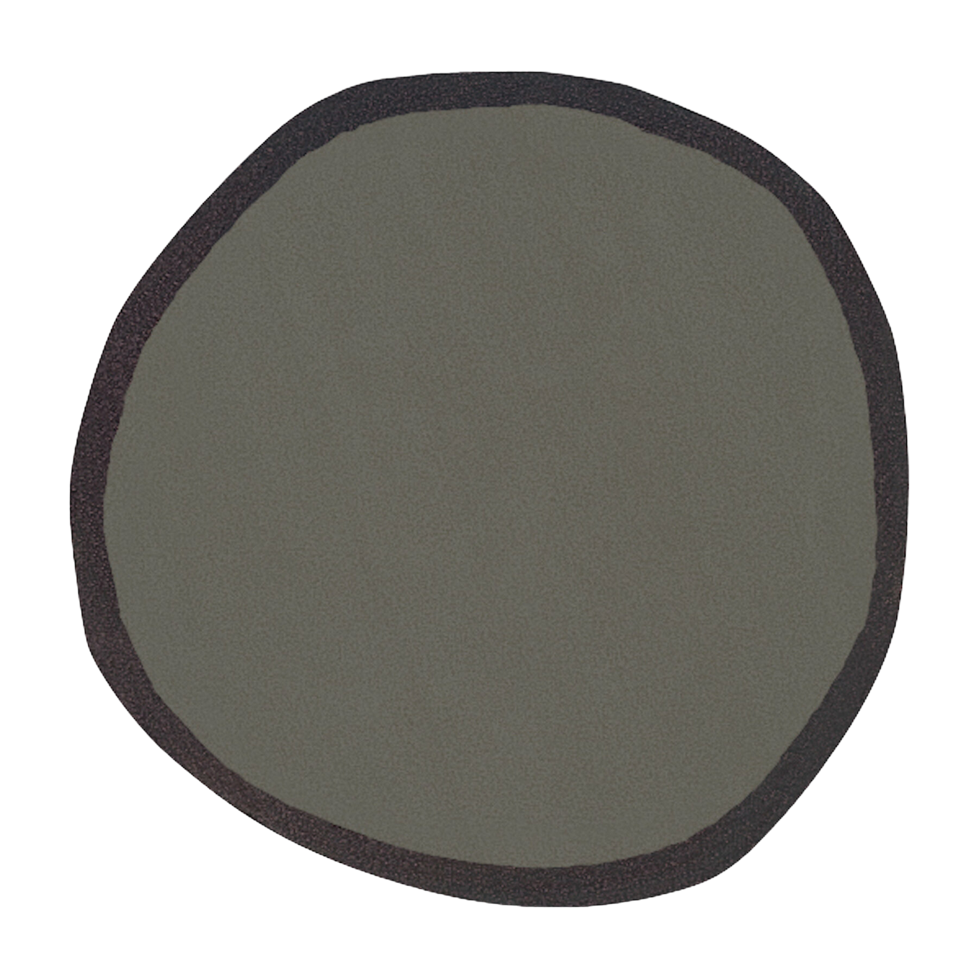 Aros Tappeto rotondo in lana grigia 200 cm - Nanimarquina