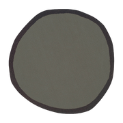 Round grey wool rug 200 cm Aros - Nanimarquina